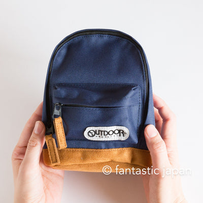 OUTDOOR PRODUCTS / backpack bottom suede pen case -navy-