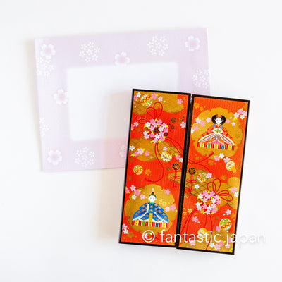 Pop-up Greeting card -Doll's  Festival "Hina dolls in the chest"-