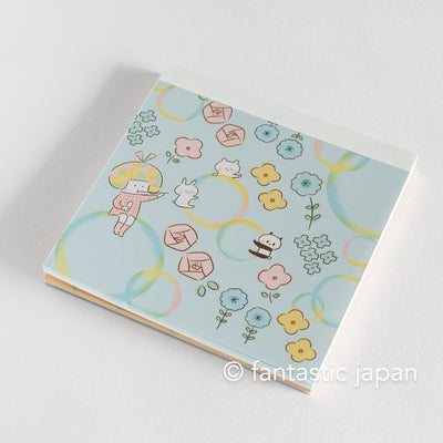 mizutama square memo pad -bubble-