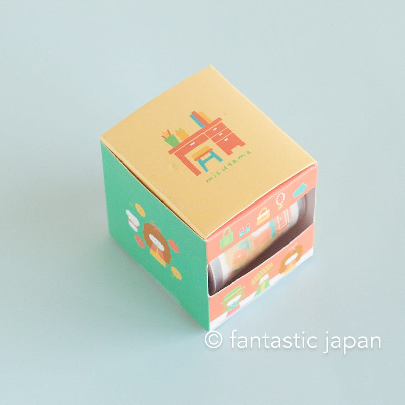 mizutama roll masking sticker in a box -retro-