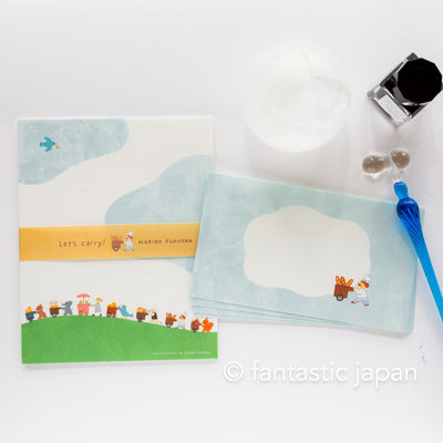 Japanese Letter Set -Let's carry- by Mariko Fukuoka / cozyca products
