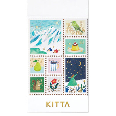 KITTA postage stamp style sticker /  KITTA Special KITPP001 -collection 3-