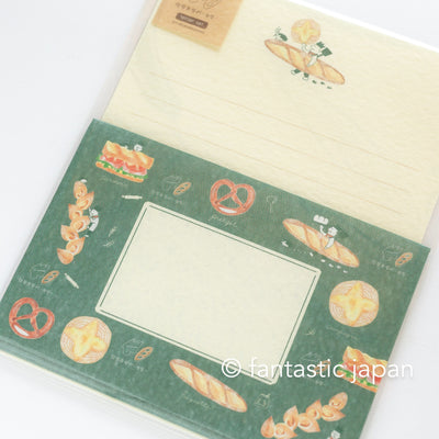 Furukawa Paper Japanese washi letter set / yakitate pan town -baguette- /