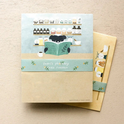 Japanese Letter Set -Indri's pharmacy- by Mariko Fukuoka / cozyca products