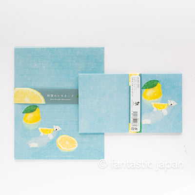 Japanese Letter Set -Long-awaited lemonade- by Akira Kusaka / cozyca products