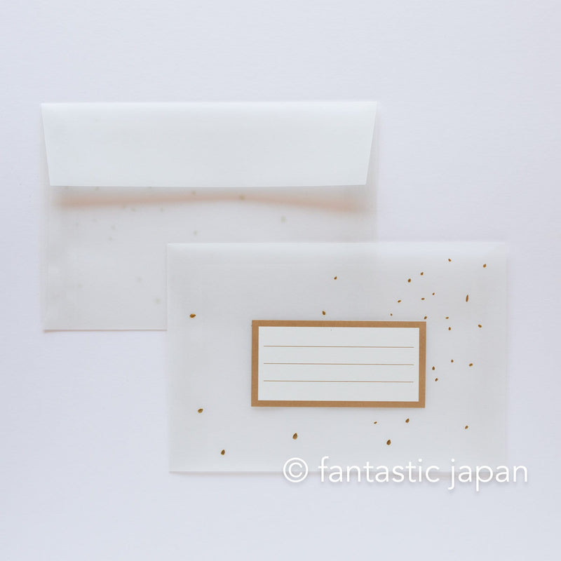 Translucent  Scenery Letter set -hazy curtain of cherry blossoms- by Tsutsumu company