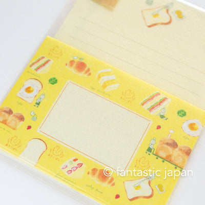 Furukawa Paper Japanese washi letter set / yakitate pan town -morning bread- /