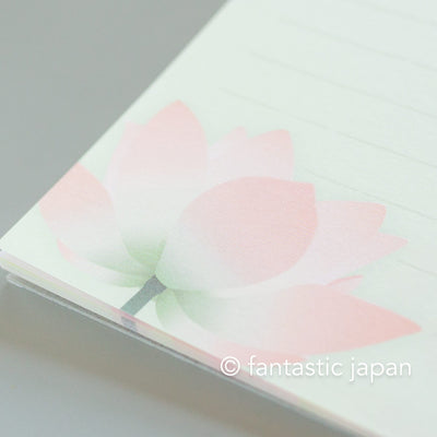Letter Pad and Envelopes -lotus-