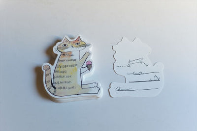 TORANEKOBONBON  cat die-cut card set B / 40 cats included